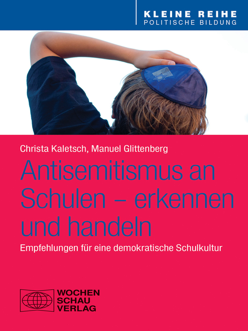 Title details for Antisemitismus an Schulen – erkennen und handeln by Christa Kaletsch - Wait list
